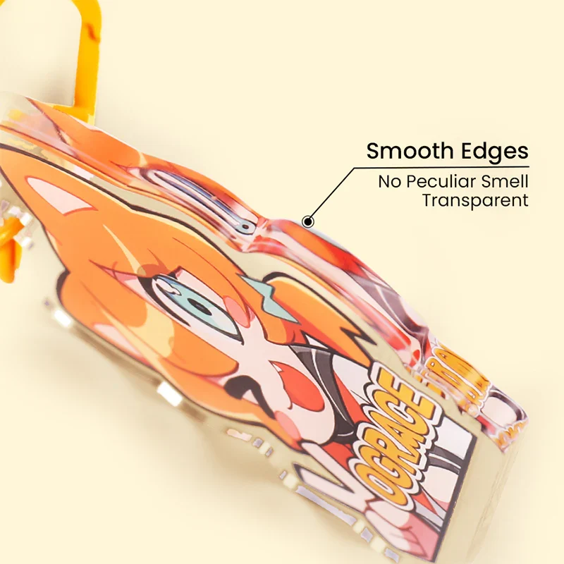 Custom Clear Acrylic Keychains - Image 3