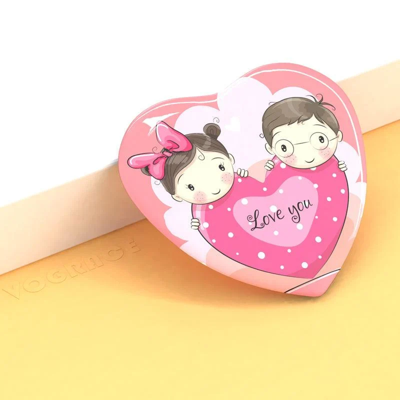 Custom Heart Shaped Button Pins - Image 7