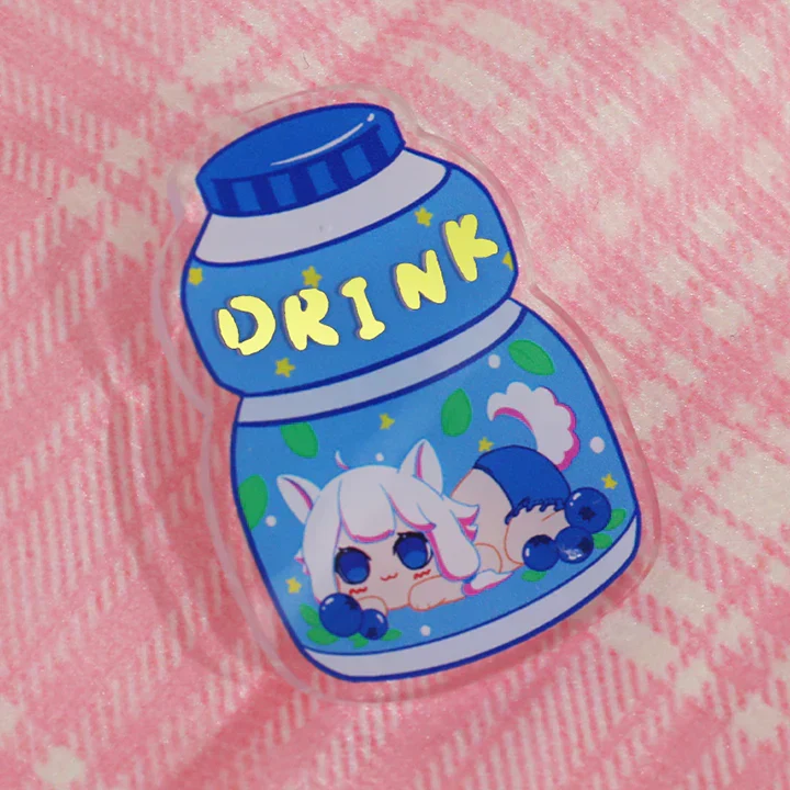 Custom Hot Stamping Acrylic Pins - Image 2