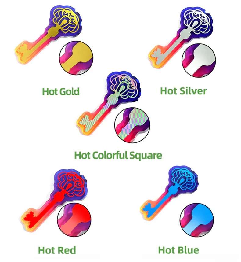 Custom Hot Stamping Acrylic Pins - Image 3