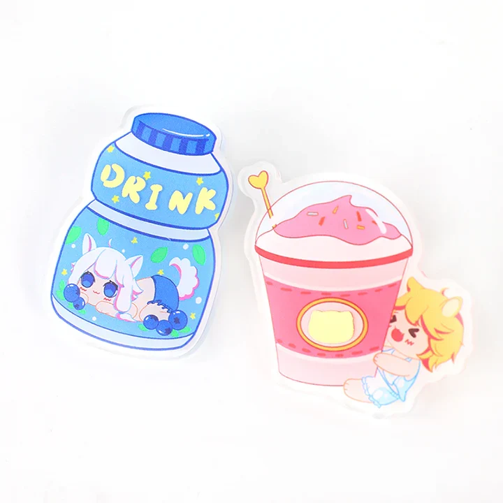 Custom Hot Stamping Acrylic Pins - Image 4