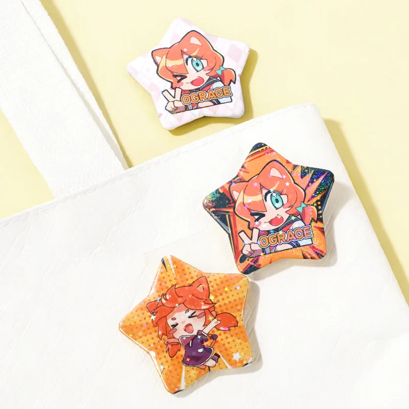 Custom Star Button Pins - Image 3